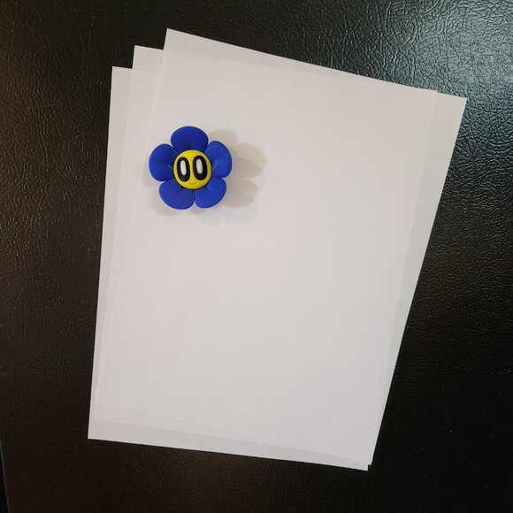 3D Printed Flower Magnets - Red, White, and Blue Bundle - PLA Filament - Picture 5 of 5